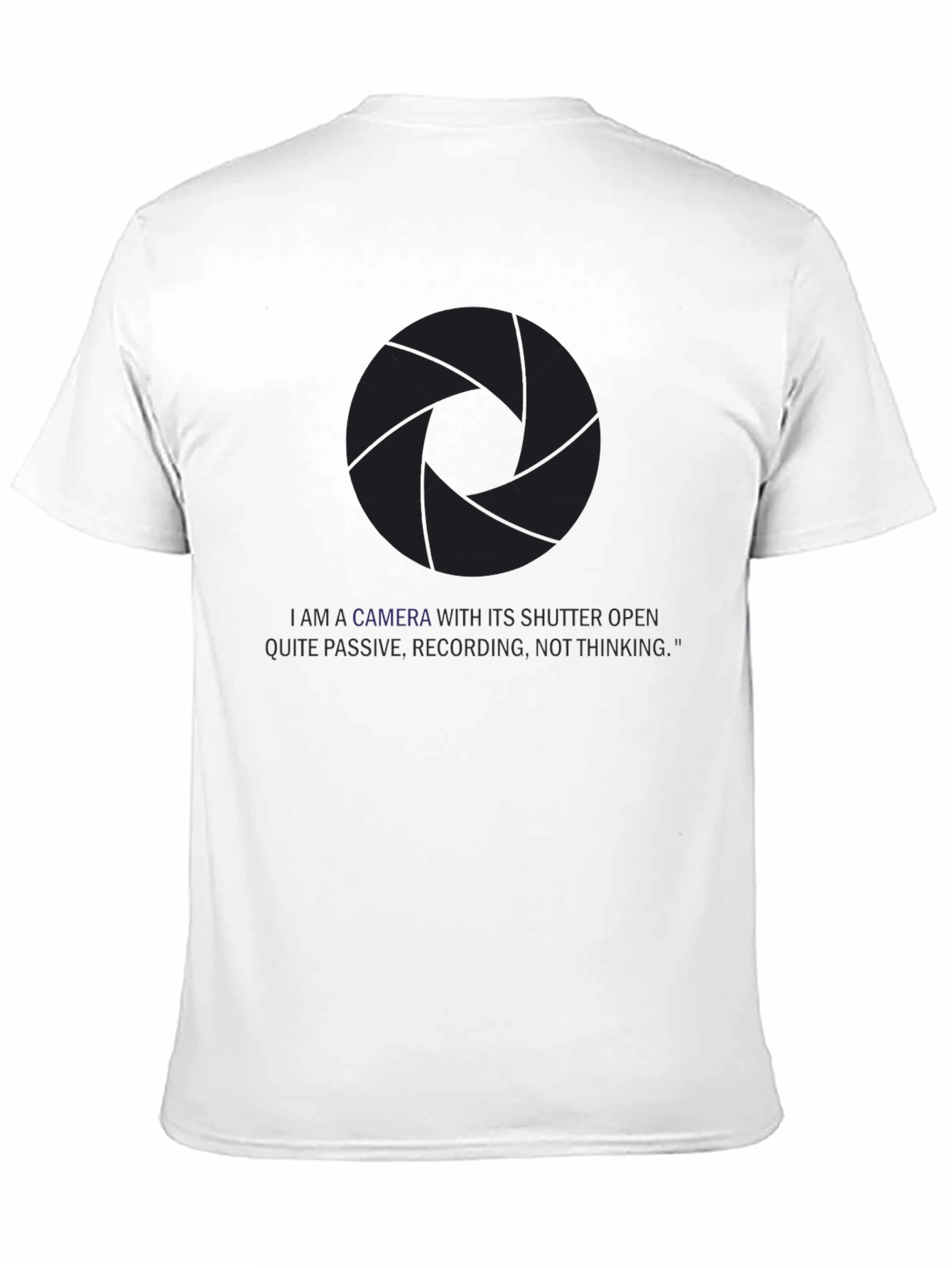 Camera Shutter Aperture T-Shirt - Photographer Tee