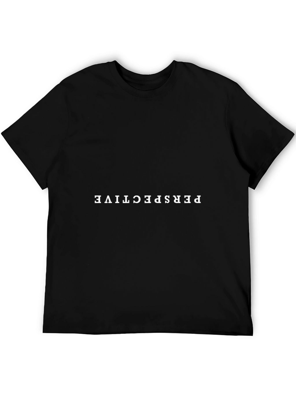 Perspective Graphic Tee - Bold Black