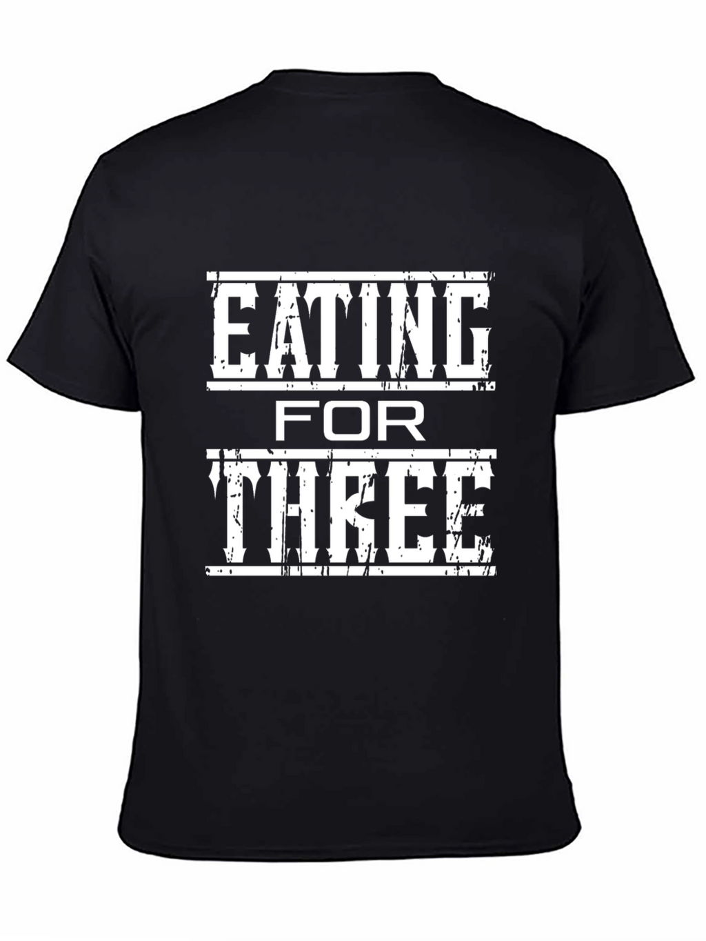 Eating for Three Funny Pregnancy T-Shirt
