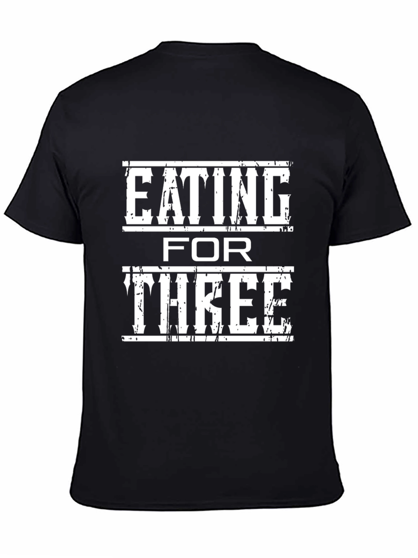 Eating for Three Funny Pregnancy T-Shirt