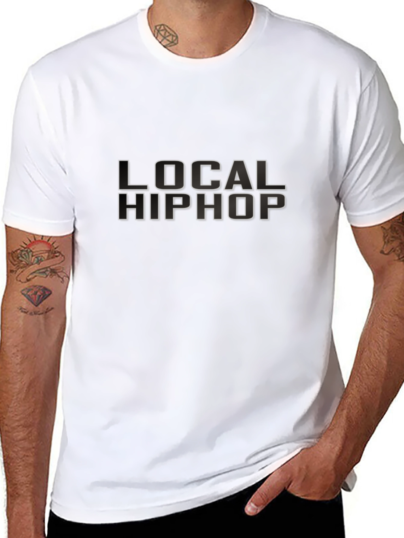 Local Hip Hop Black T-Shirt