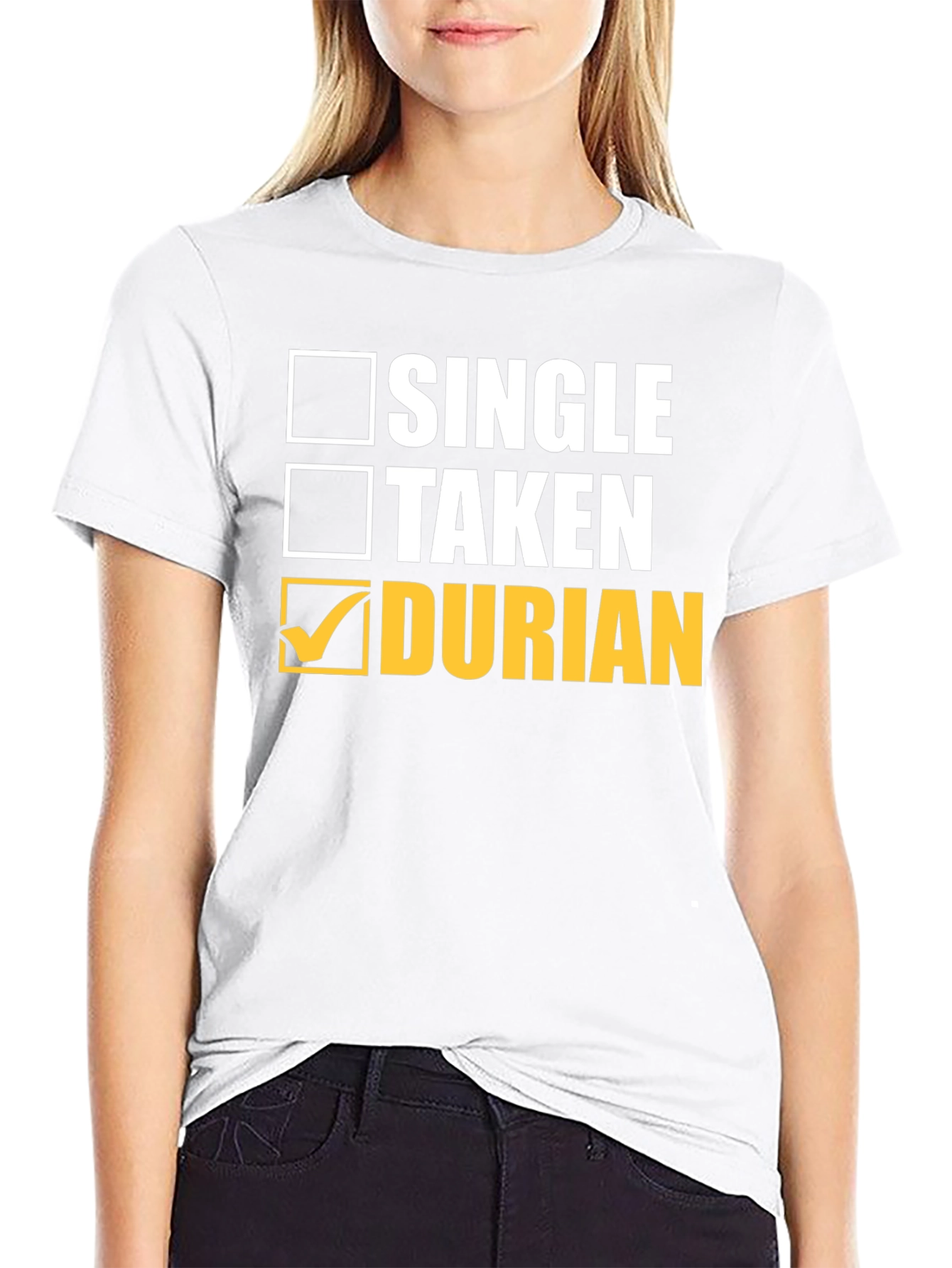 Durian Lover T-Shirt - Single Taken Durian
