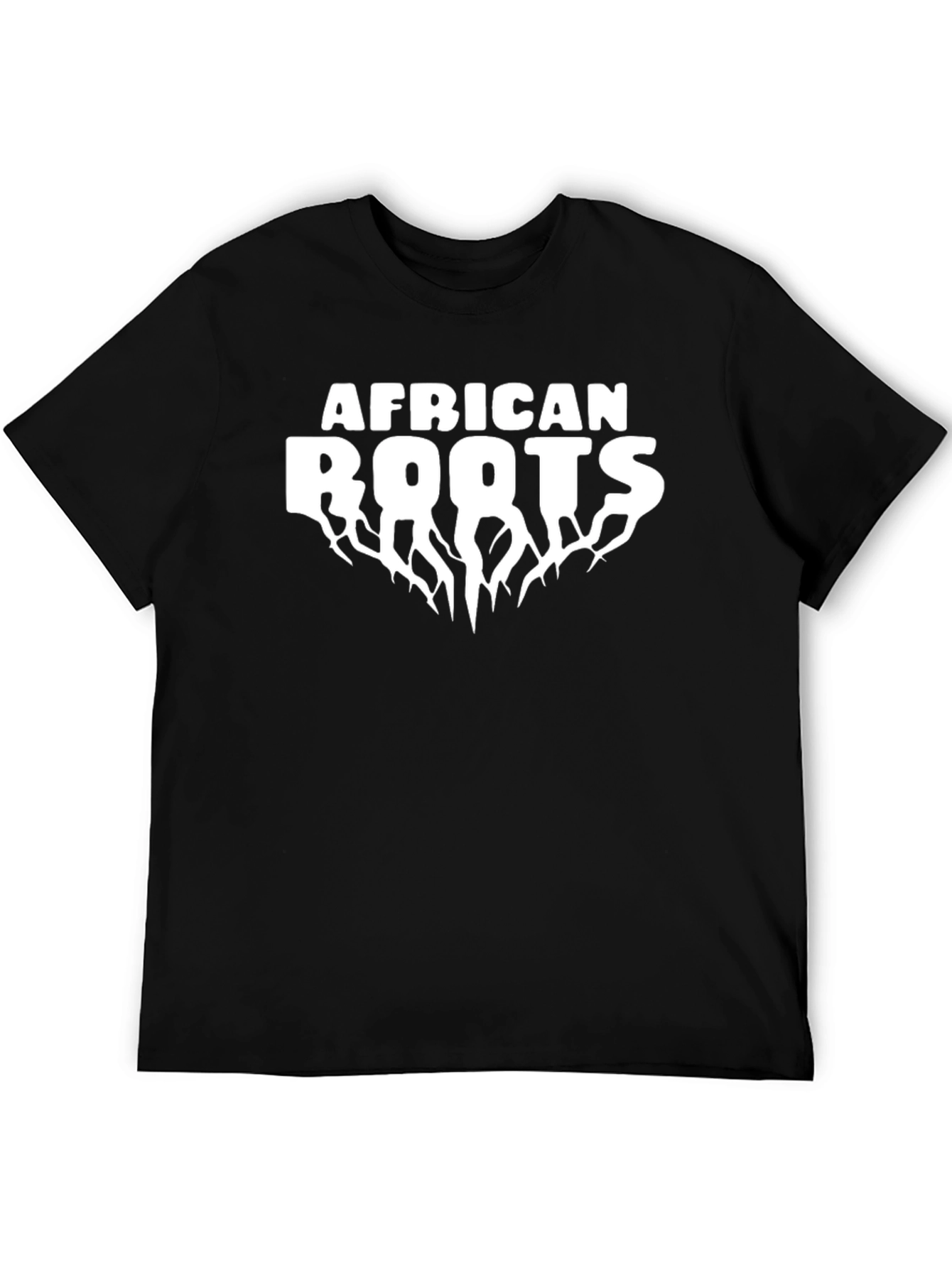 African Roots Graphic Tee - Black