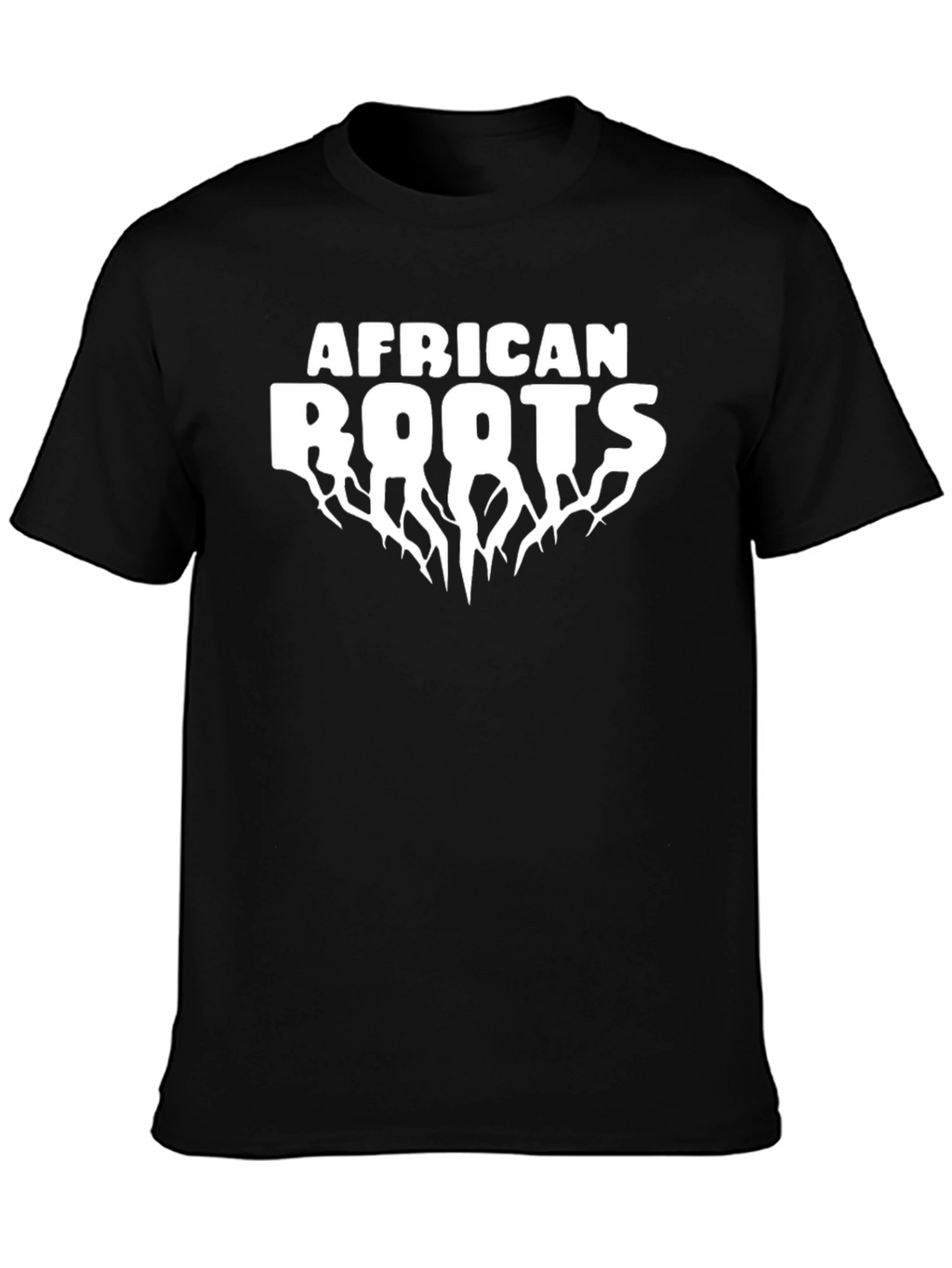 African Roots Graphic Tee - Black