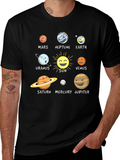 Solar System Planet Graphic T-Shirt