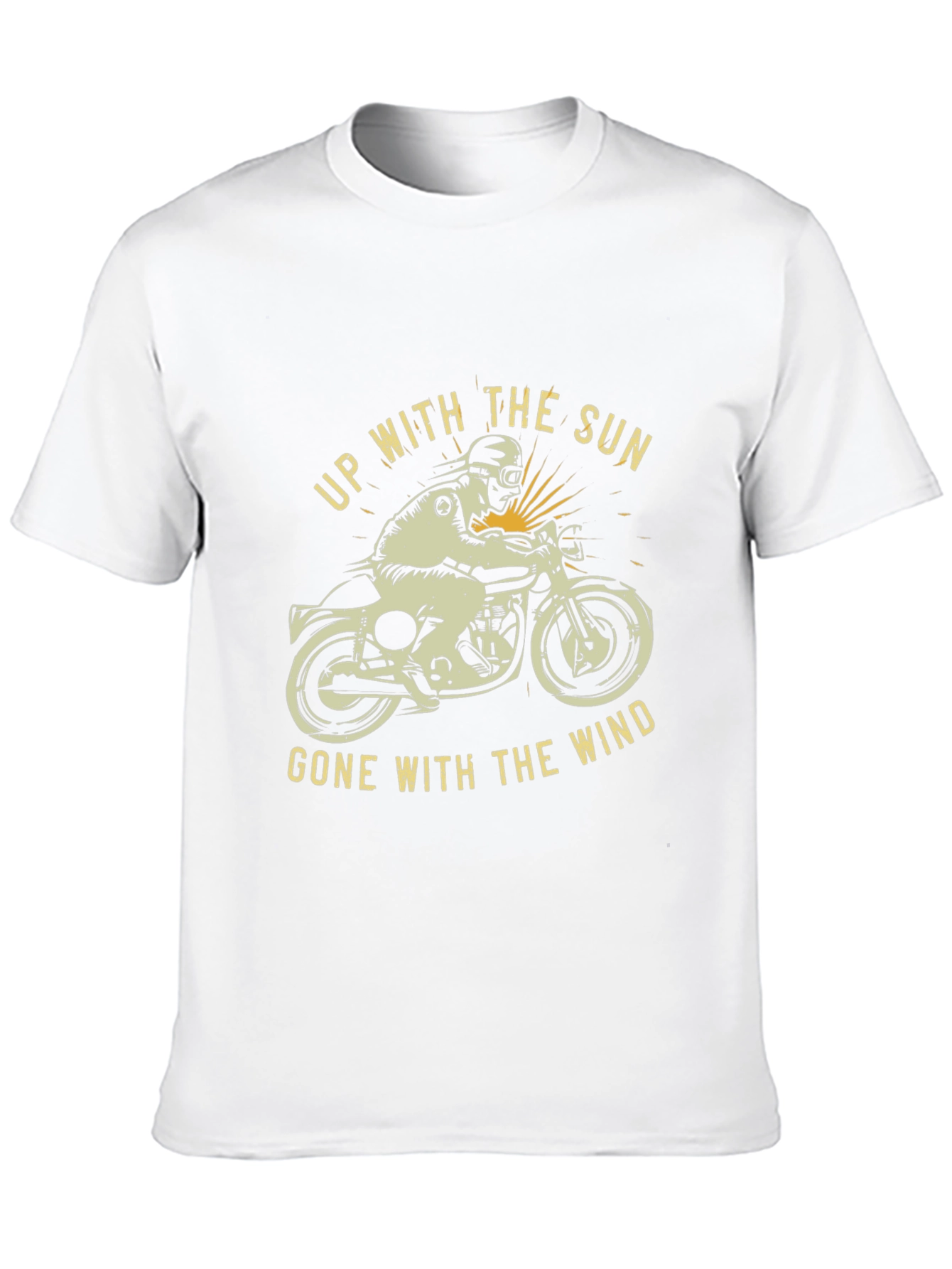 Motorcycle Graphic T-Shirt - Up With The Sun