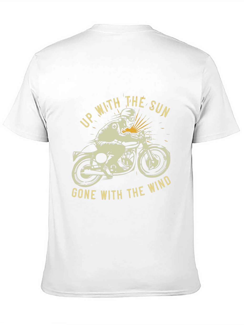 Motorcycle Graphic T-Shirt - Up With The Sun