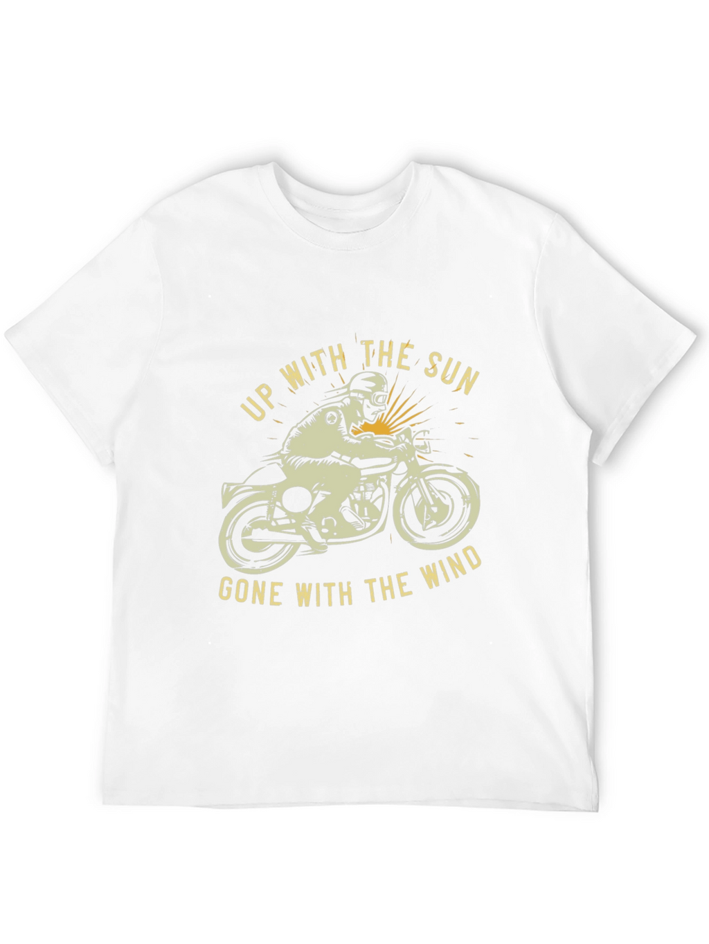 Motorcycle Graphic T-Shirt - Up With The Sun