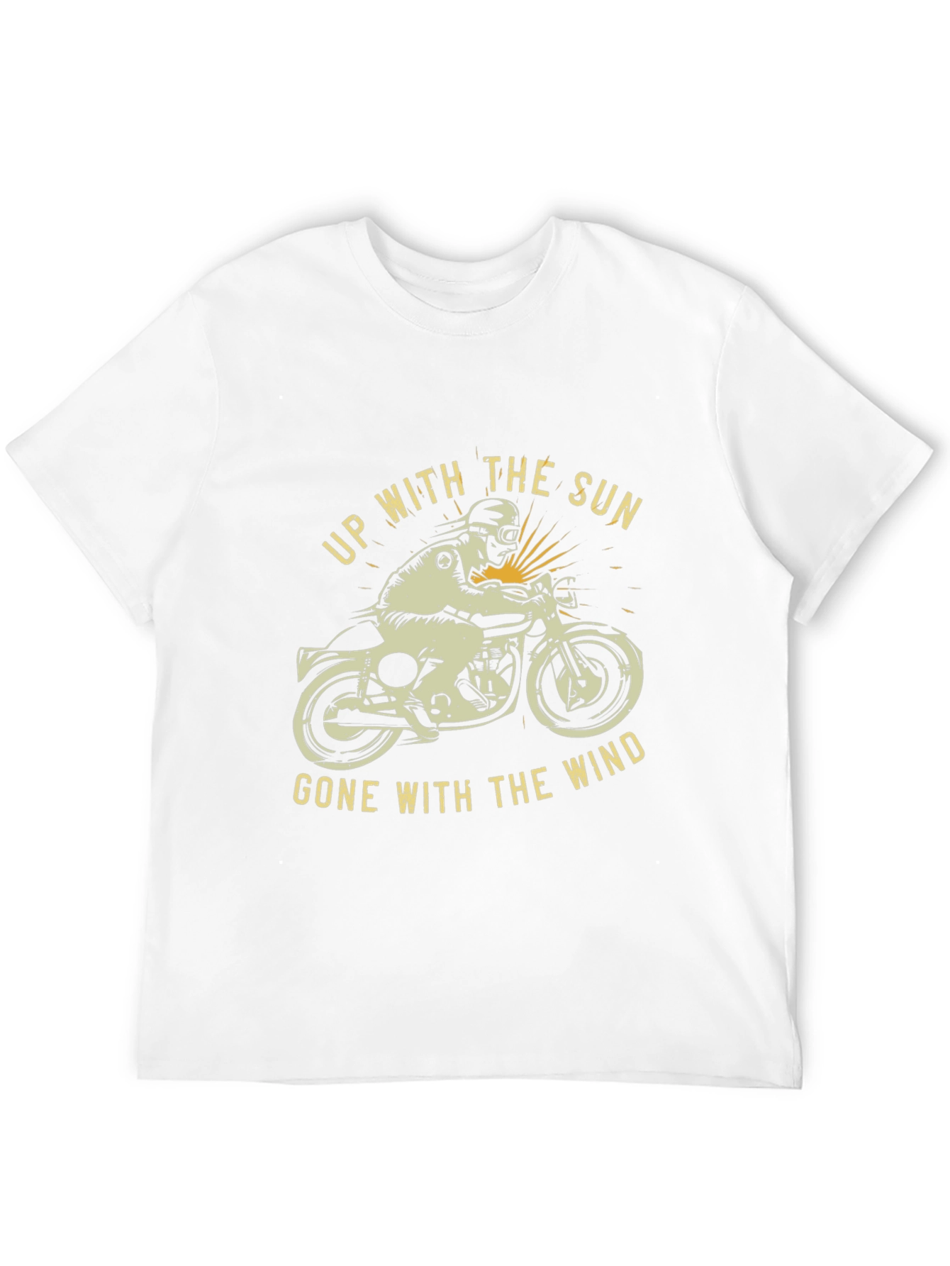 Motorcycle Graphic T-Shirt - Up With The Sun