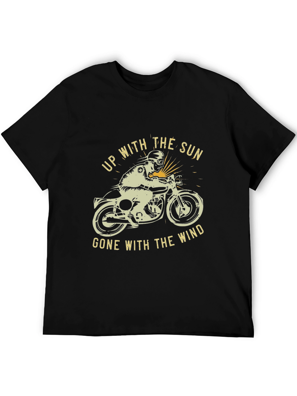 Motorcycle Graphic T-Shirt - Up With The Sun
