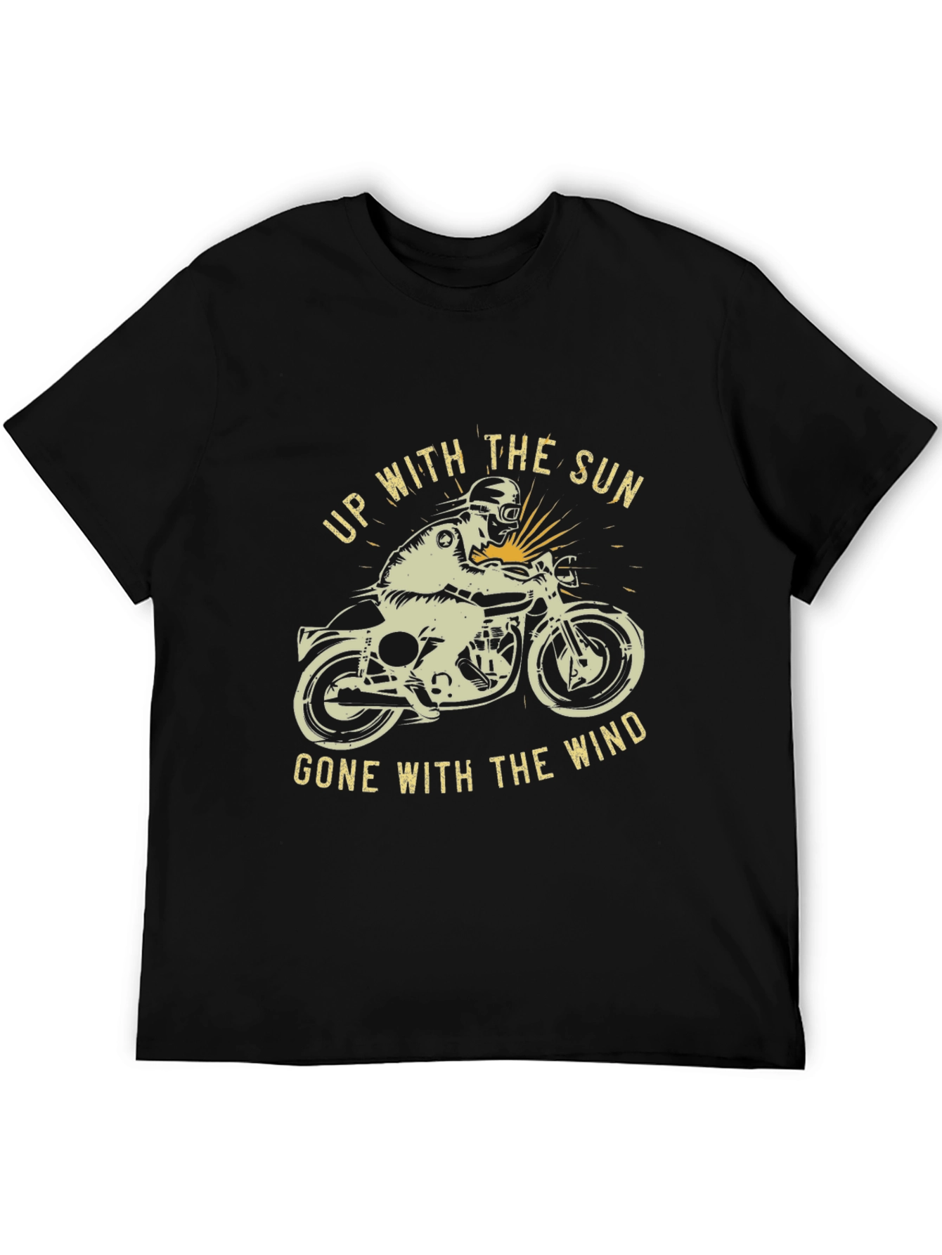 Motorcycle Graphic T-Shirt - Up With The Sun