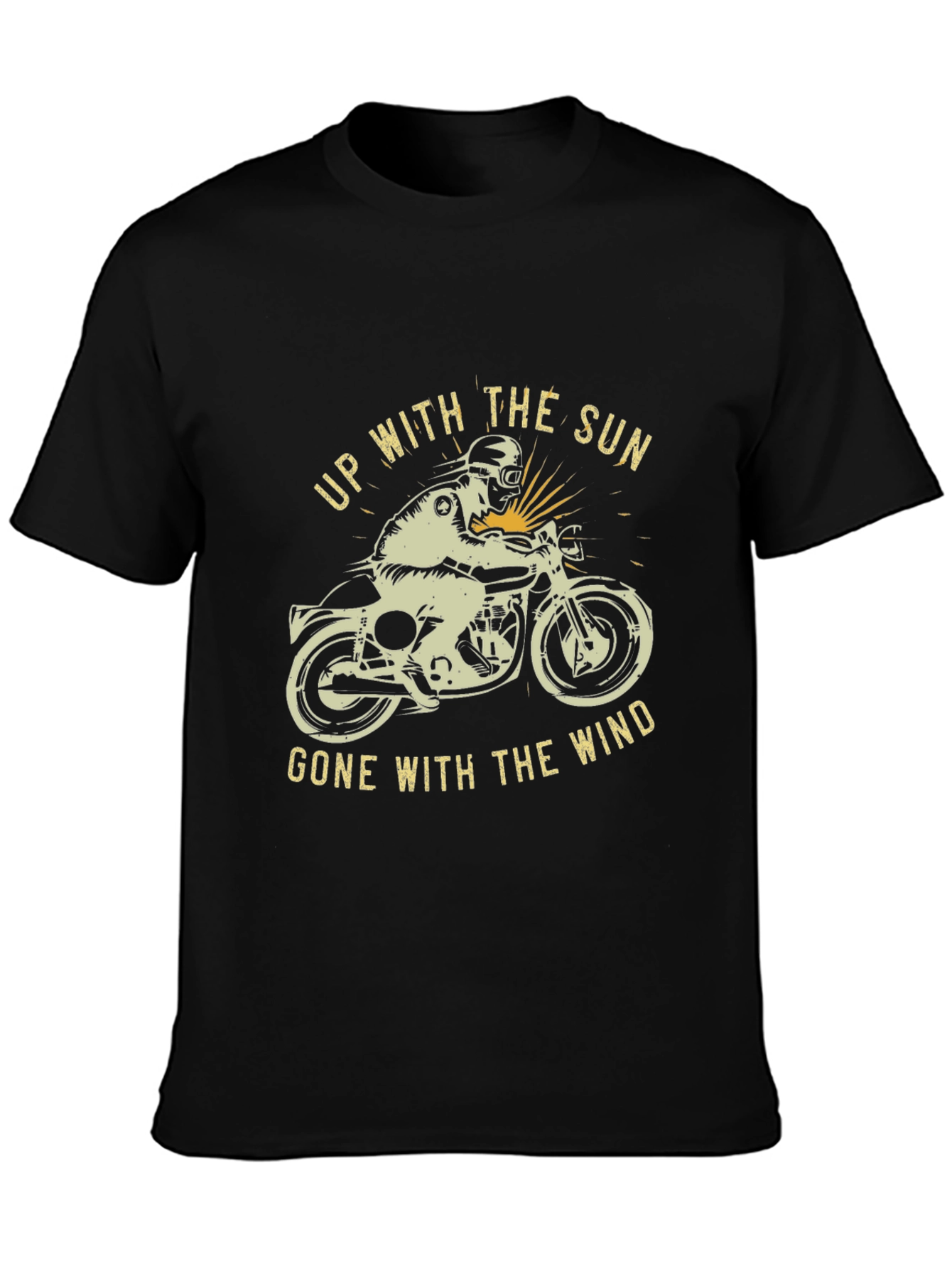 Motorcycle Graphic T-Shirt - Up With The Sun