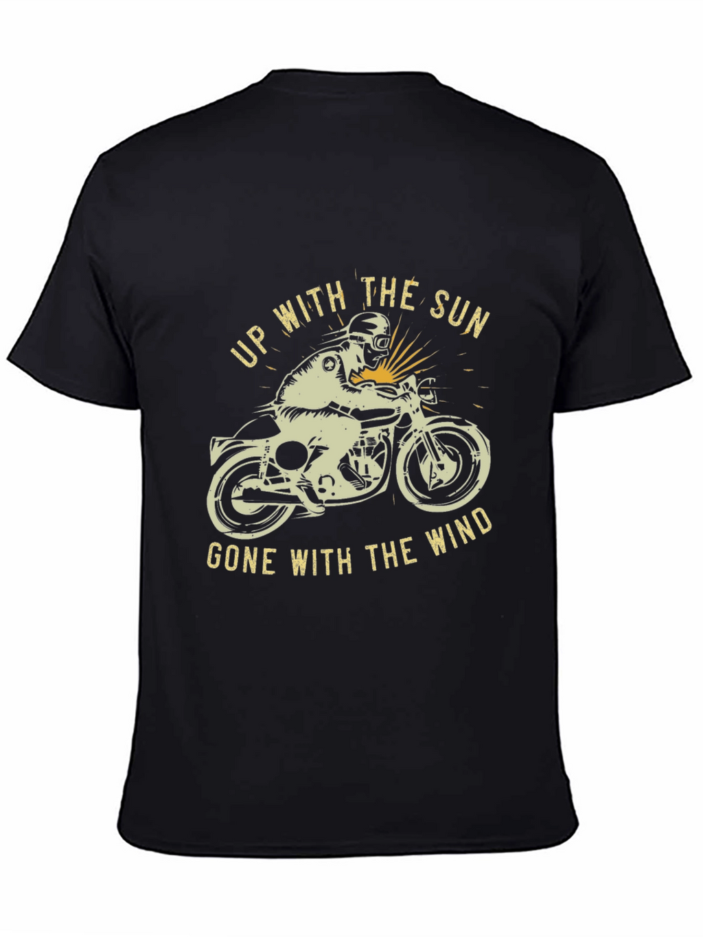 Motorcycle Graphic T-Shirt - Up With The Sun