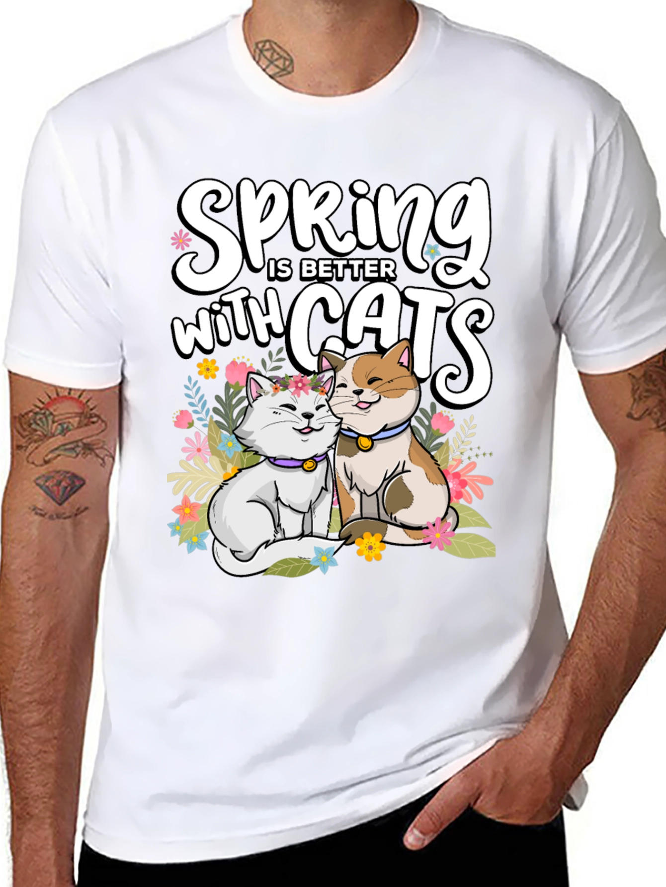 Spring is Better with Cats T-Shirt