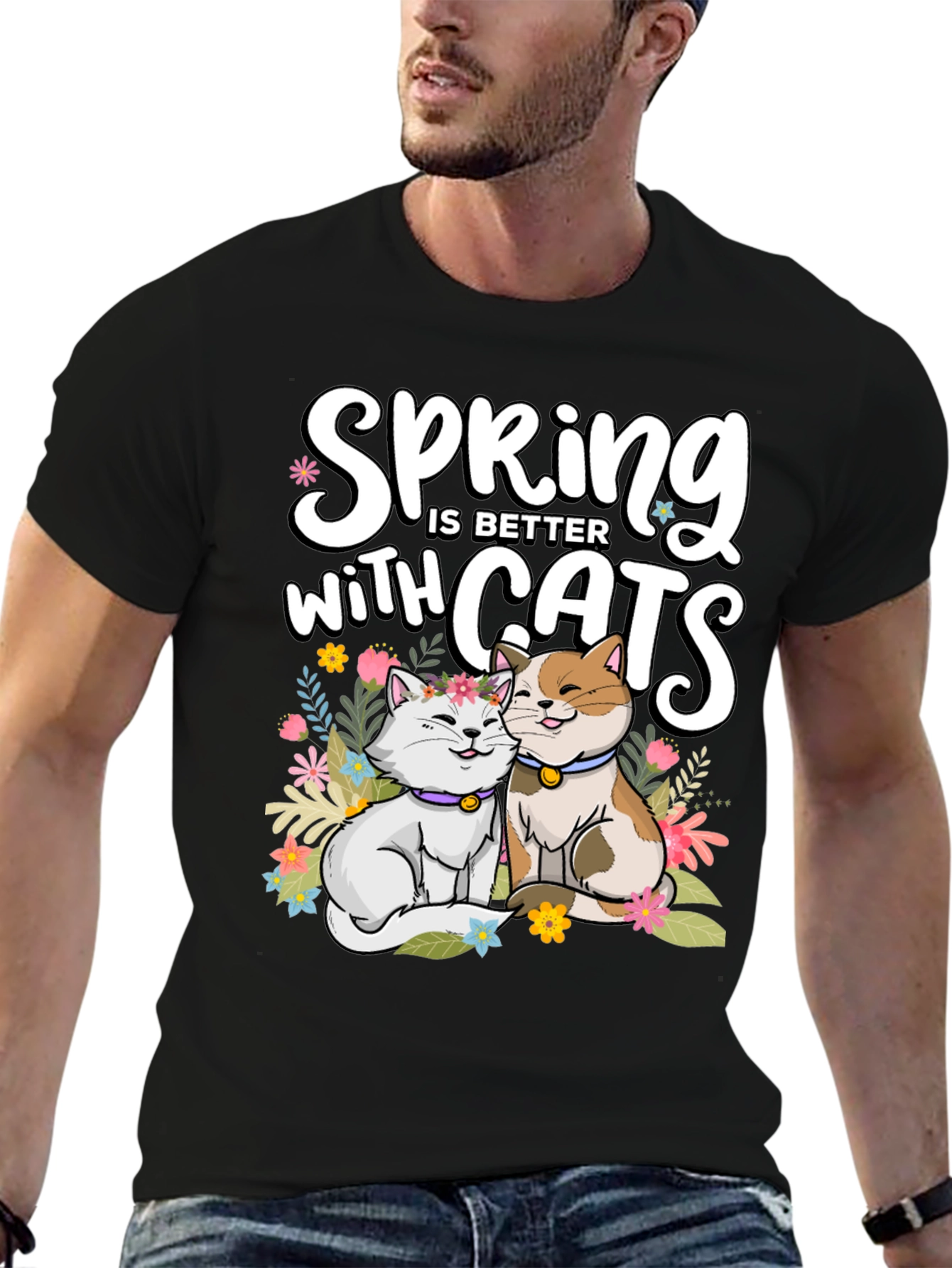 Spring is Better with Cats T-Shirt