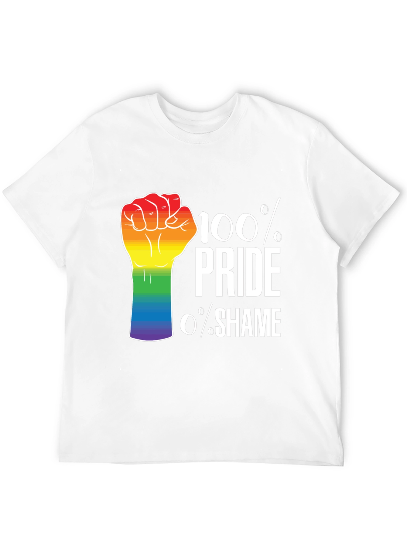 Pride T-Shirt - 100% Pride 0% Shame