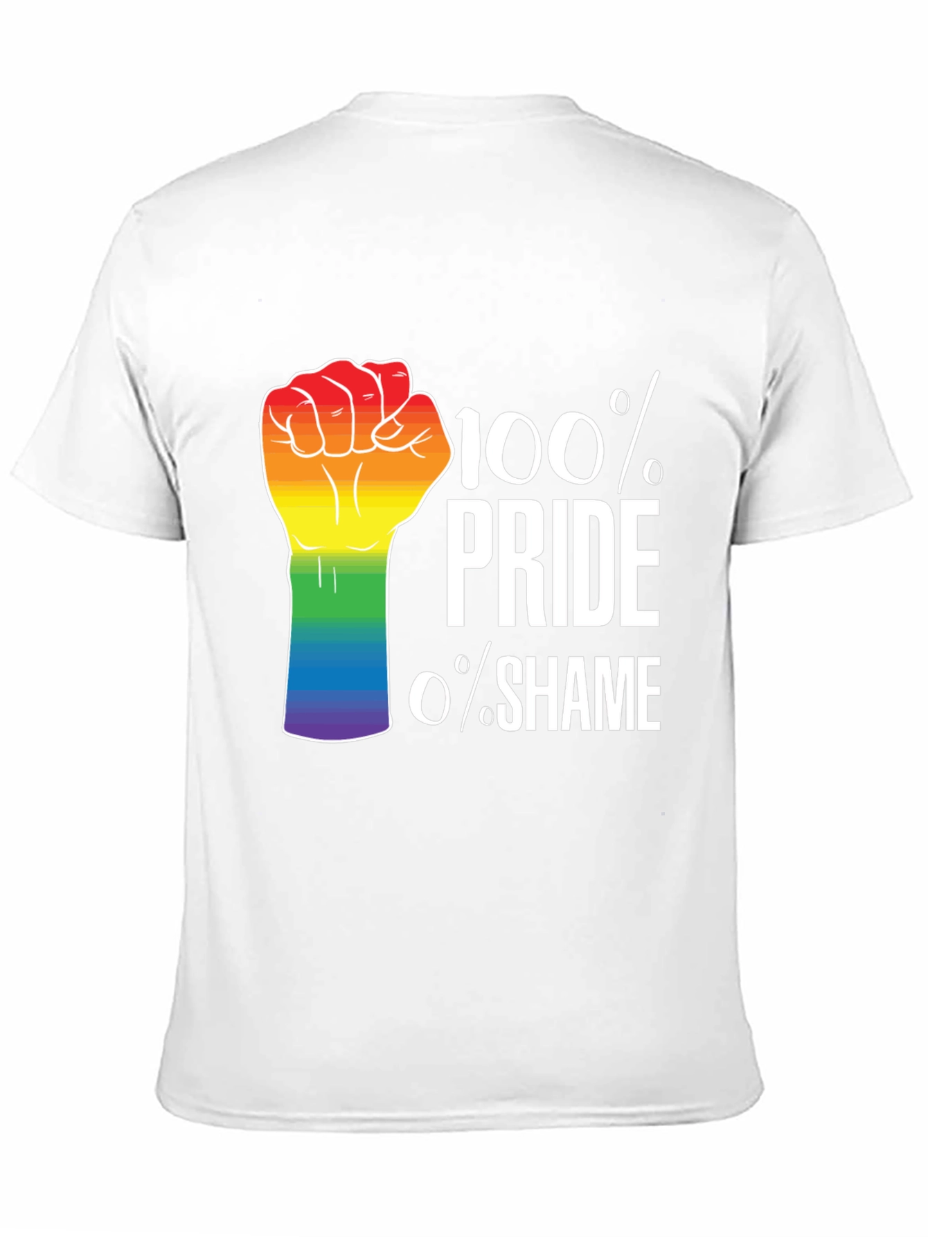 Pride T-Shirt - 100% Pride 0% Shame