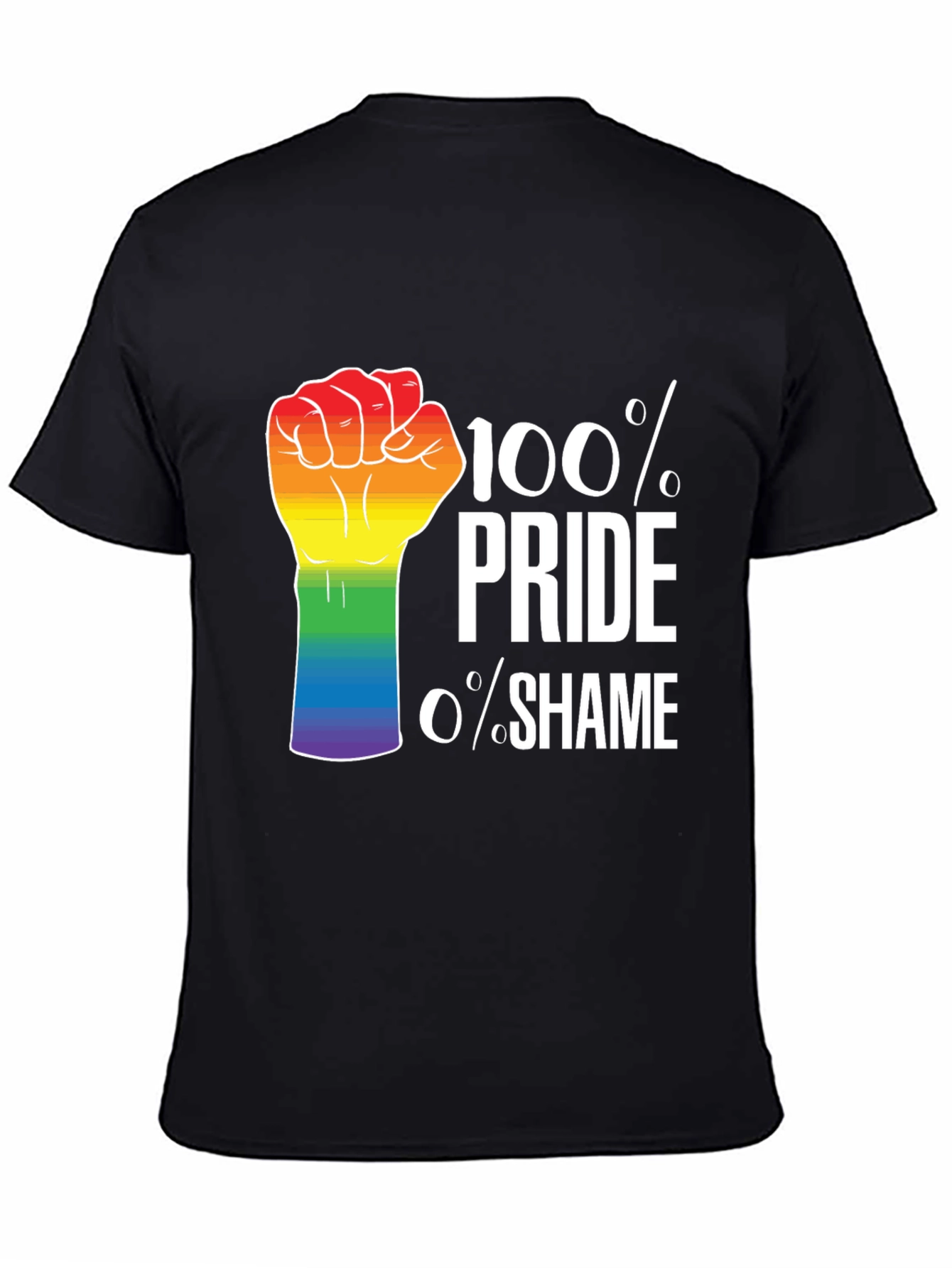 Pride T-Shirt - 100% Pride 0% Shame