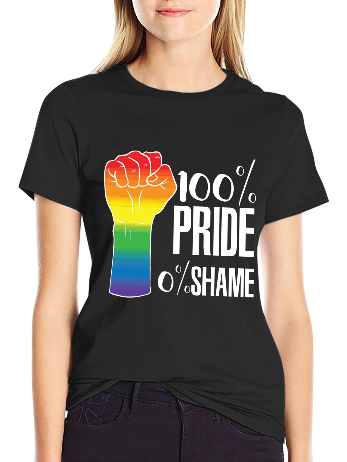 Pride T-Shirt - 100% Pride 0% Shame
