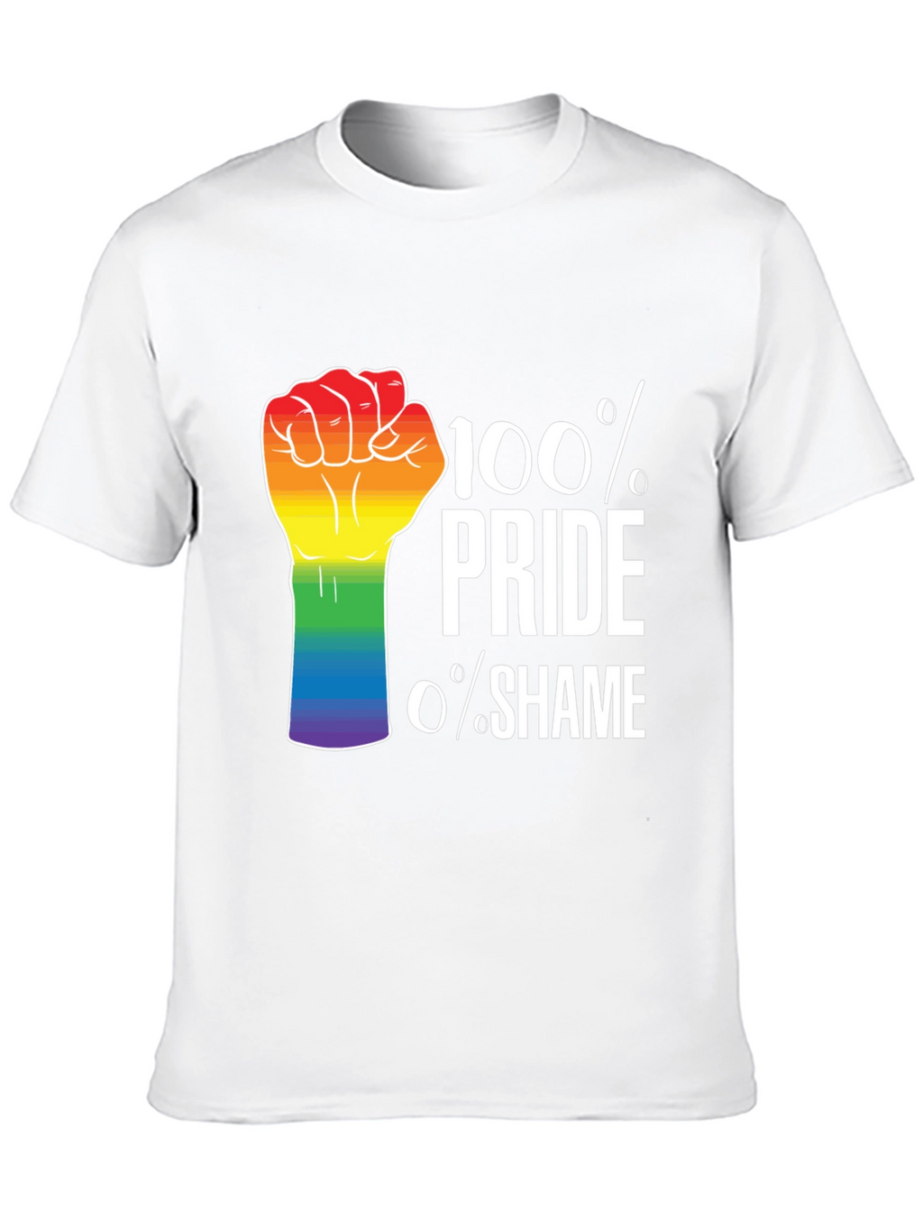 Pride T-Shirt - 100% Pride 0% Shame
