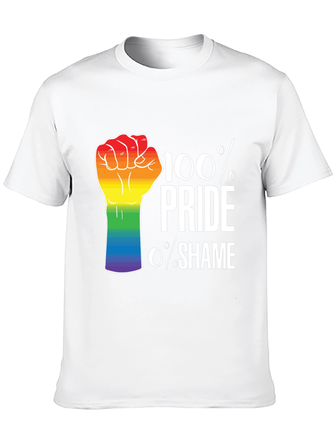 Pride T-Shirt - 100% Pride 0% Shame