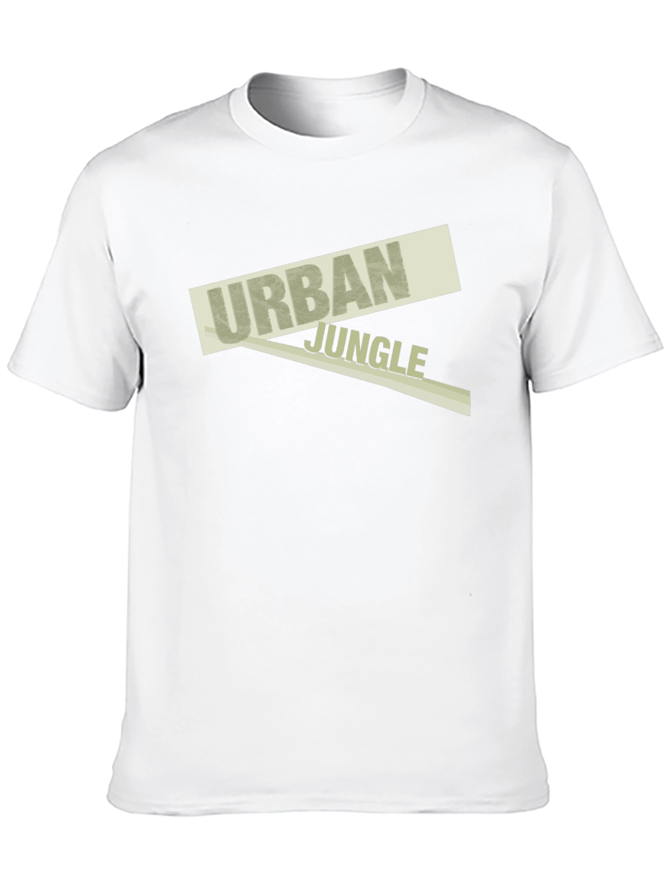 Urban Jungle Graphic Tee - Soft Black Cotton T-Shirt