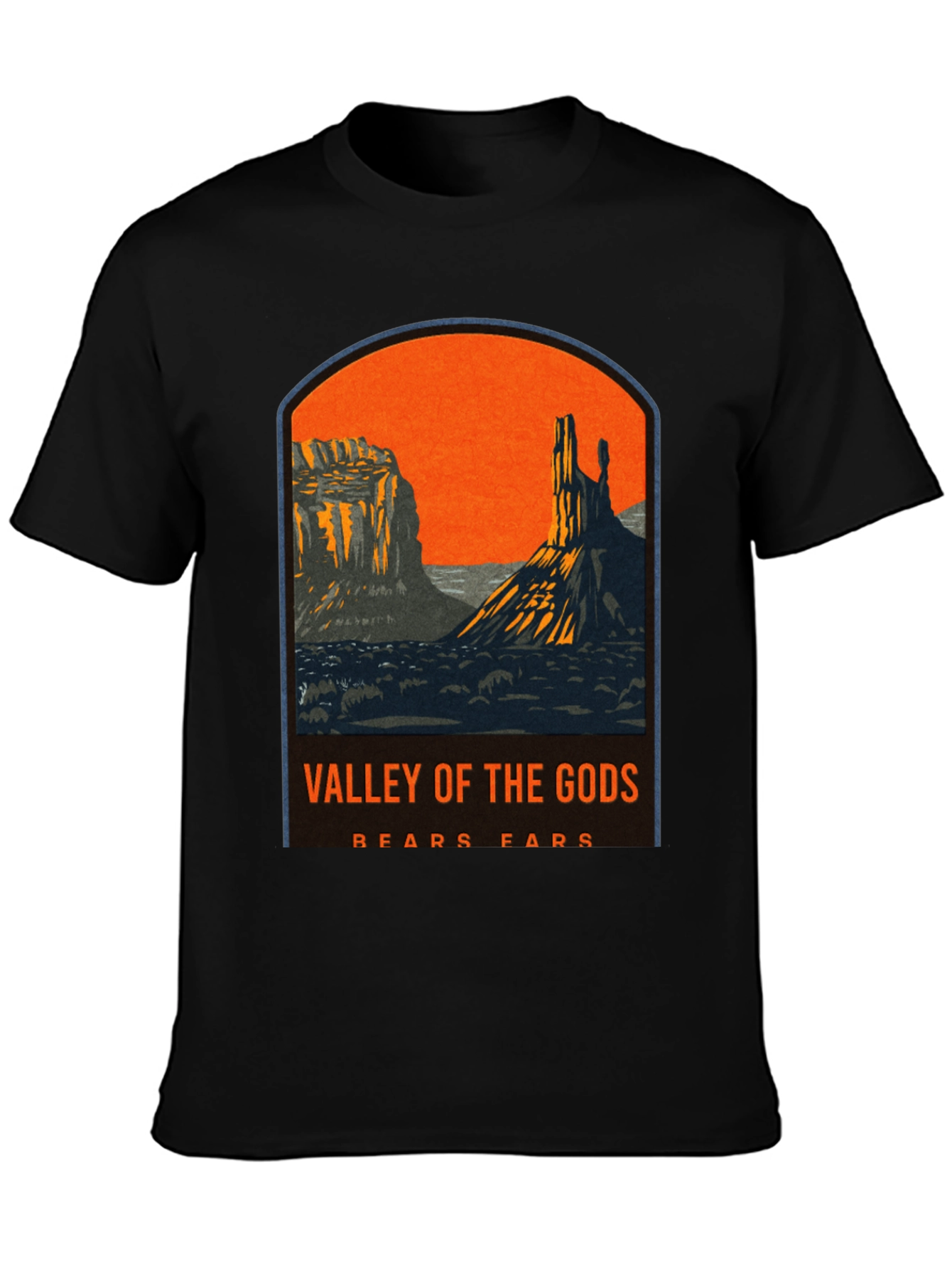 Valley of the Gods Graphic Tee - Black