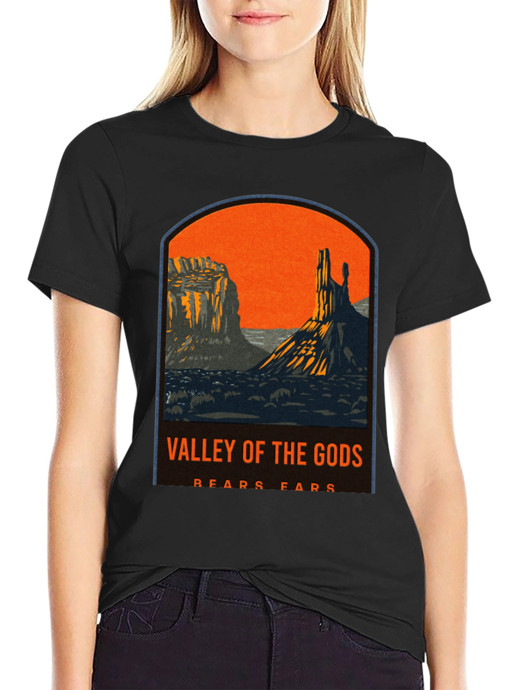 Valley of the Gods Graphic Tee - Black