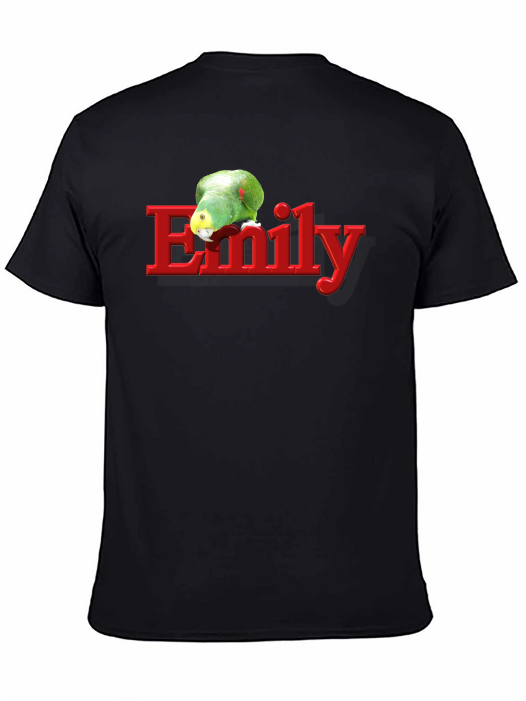 Emily Parrot Black T-Shirt