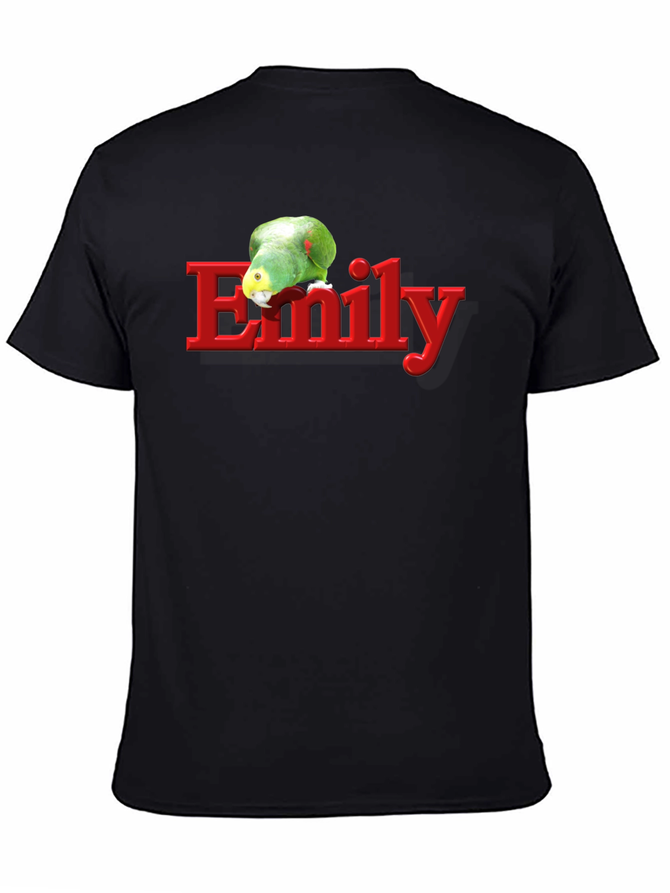 Emily Parrot Black T-Shirt