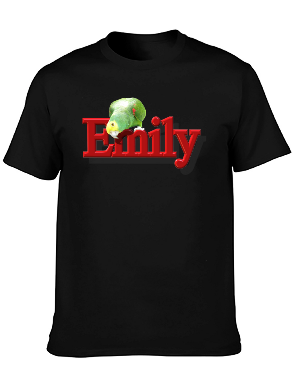 Emily Parrot Black T-Shirt