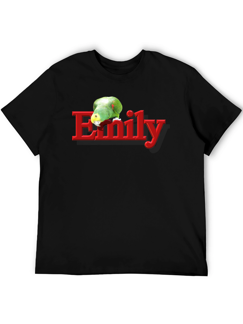 Emily Parrot Black T-Shirt