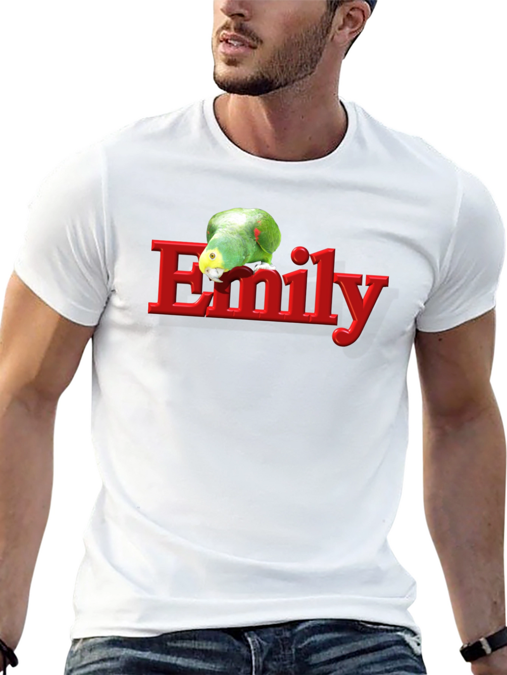 Emily Parrot Black T-Shirt