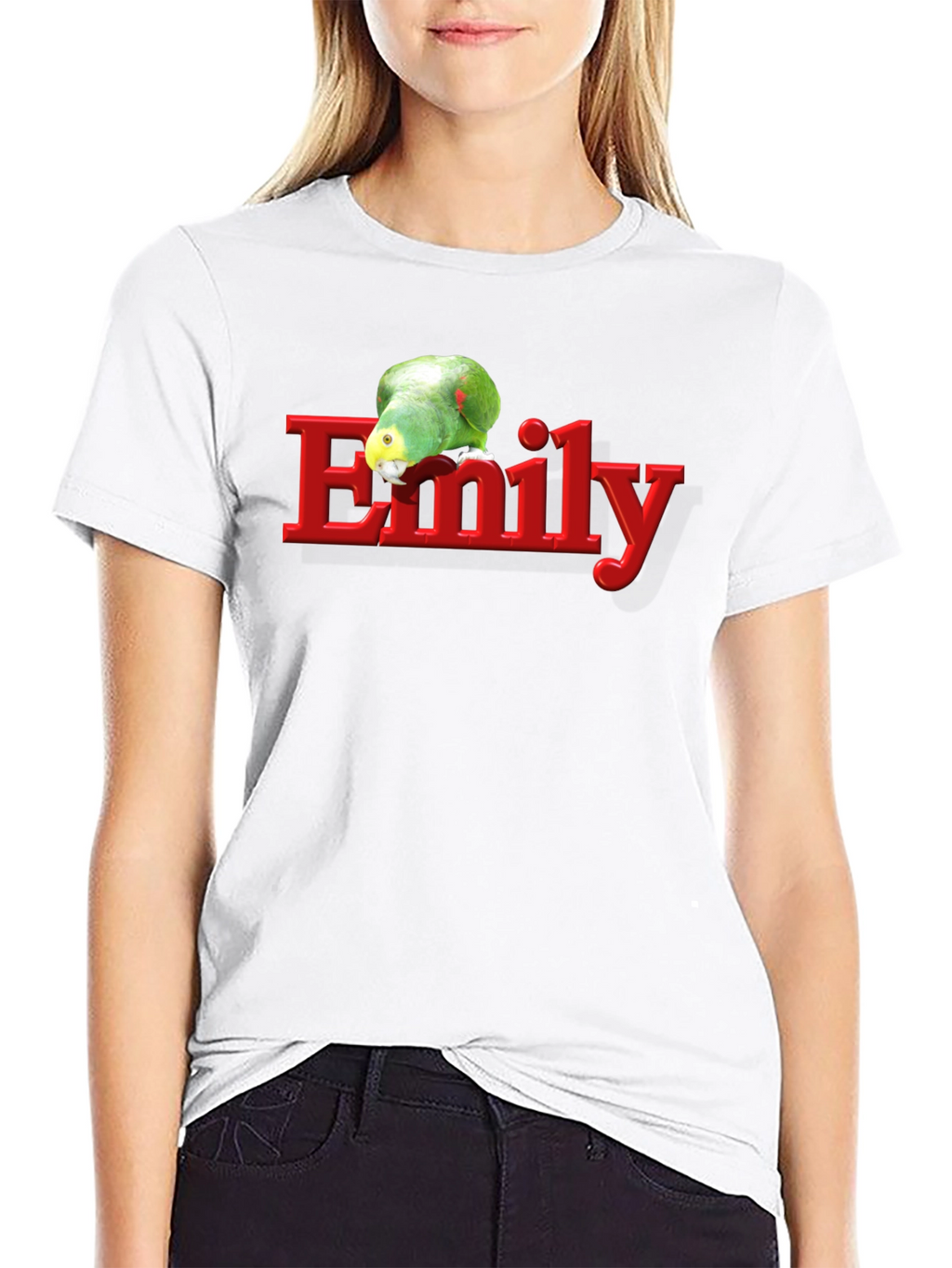 Emily Parrot Black T-Shirt