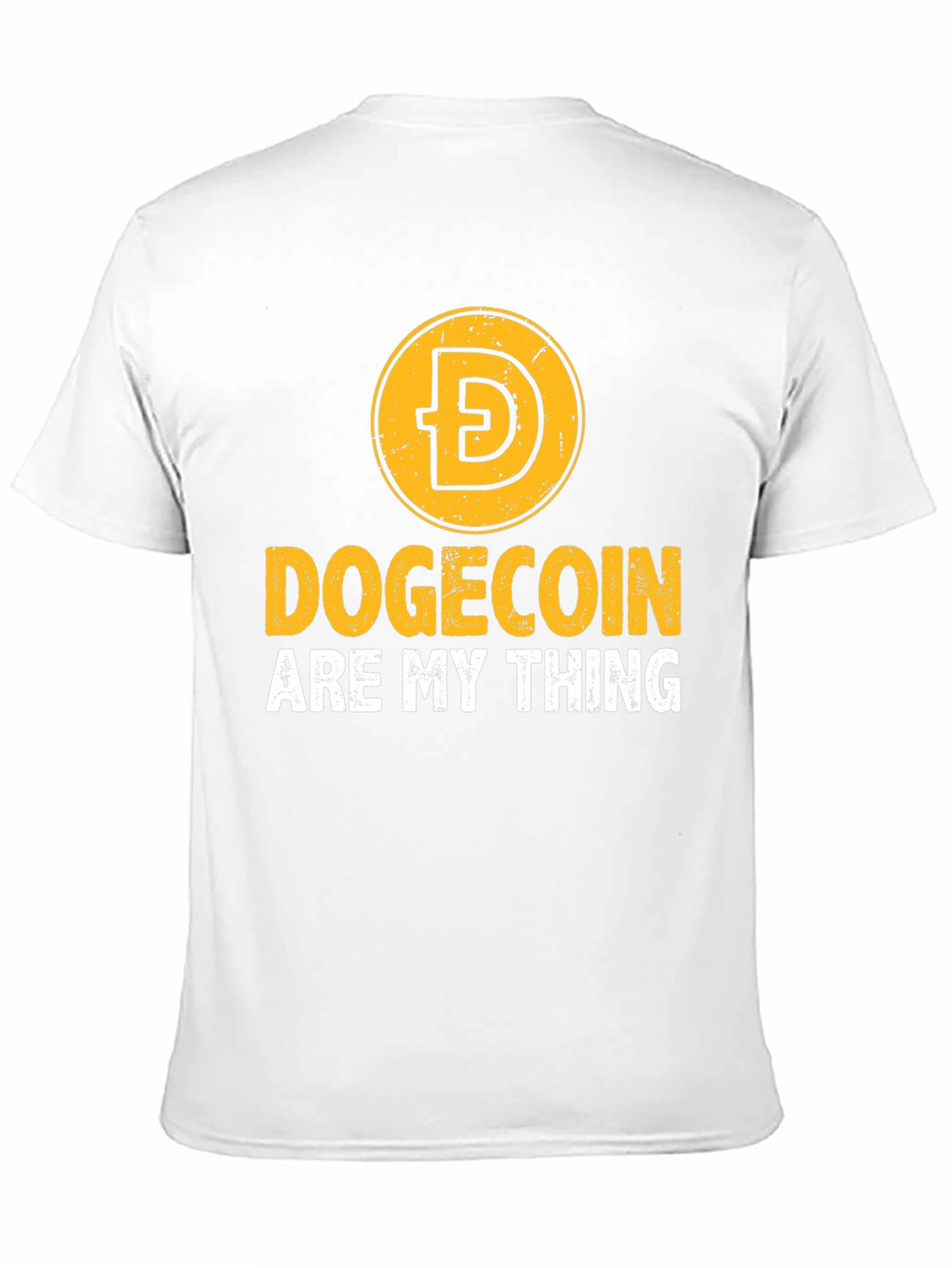 Dogecoin Are My Thing Black Graphic Tee