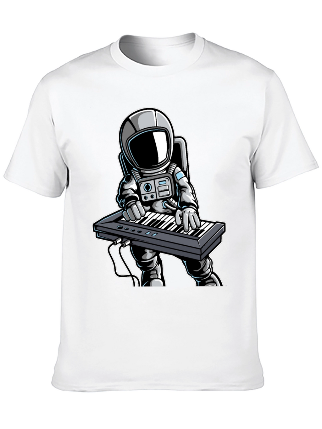 Astronaut Keyboard Player T-Shirt