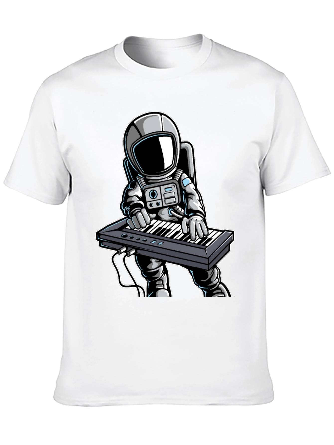 Astronaut Keyboard Player T-Shirt
