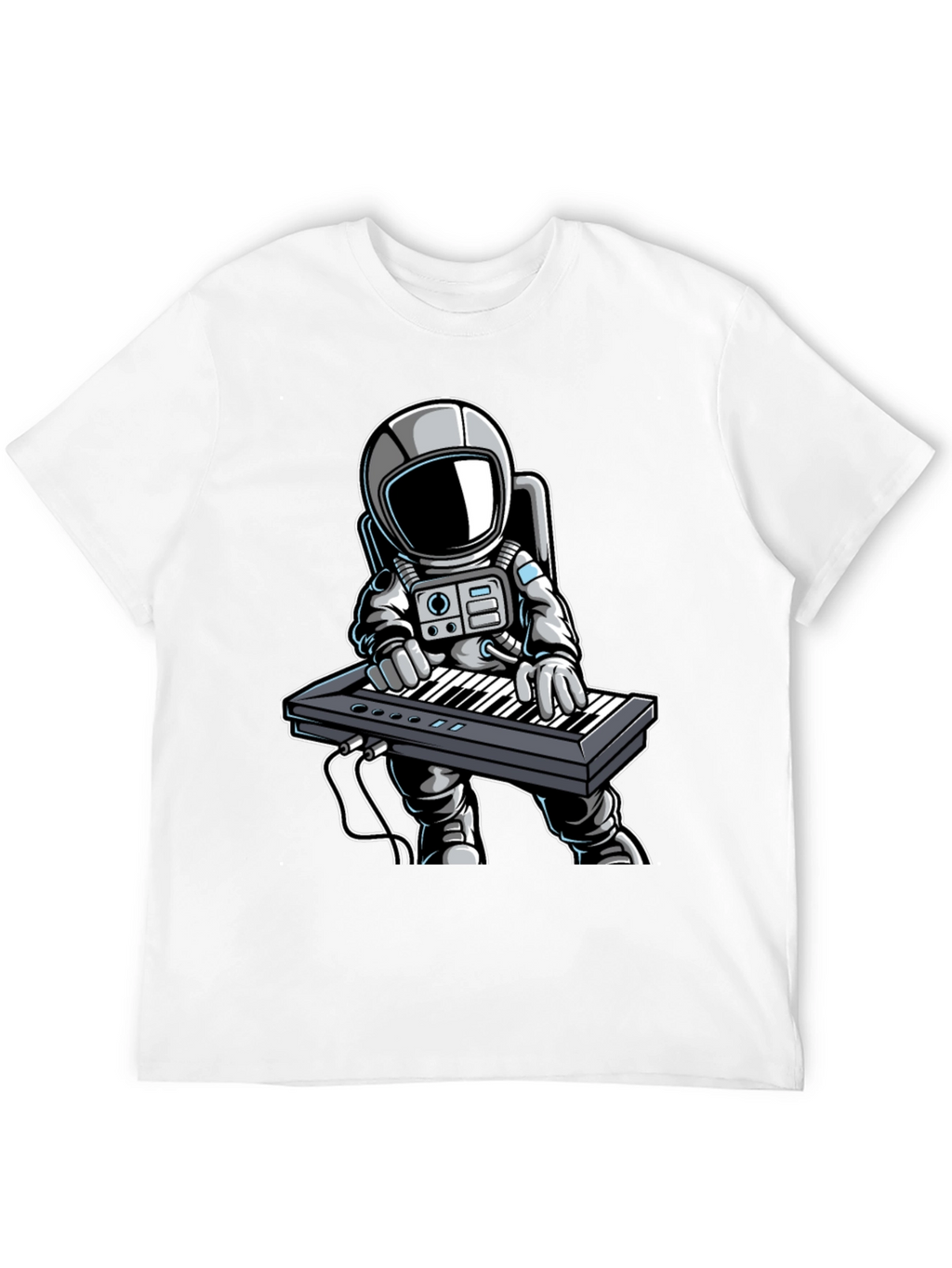 Astronaut Keyboard Player T-Shirt