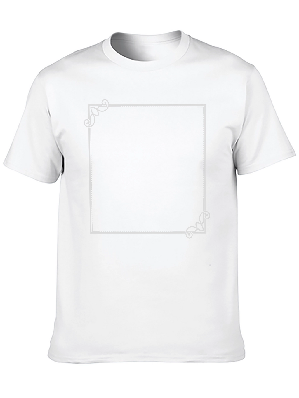 Elegant Framed Black T-Shirt