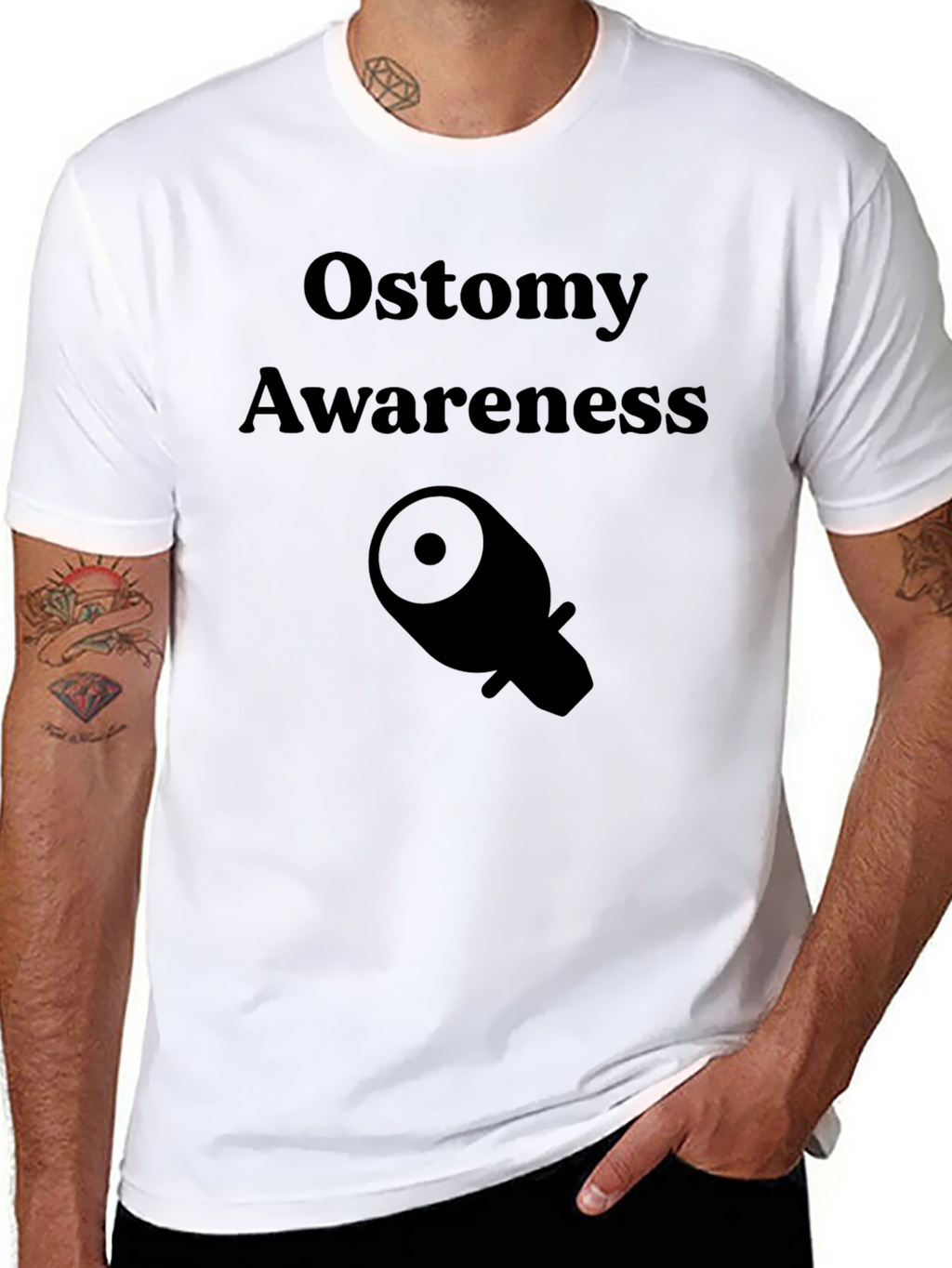 Ostomy Awareness T-Shirt - Support & Comfort