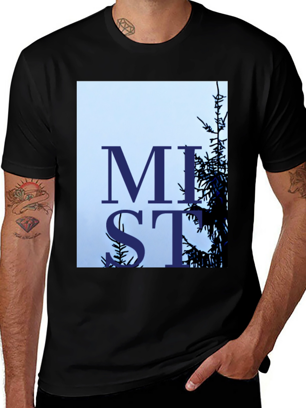 MIST Graphic Tee - Stylish Nature Inspired Design
