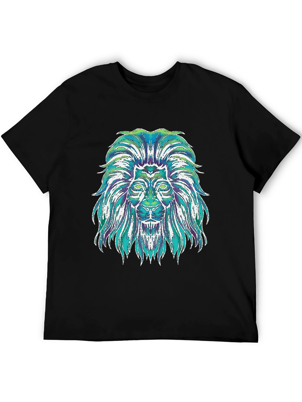 Lion Graphic Tee - Mens Black T-Shirt