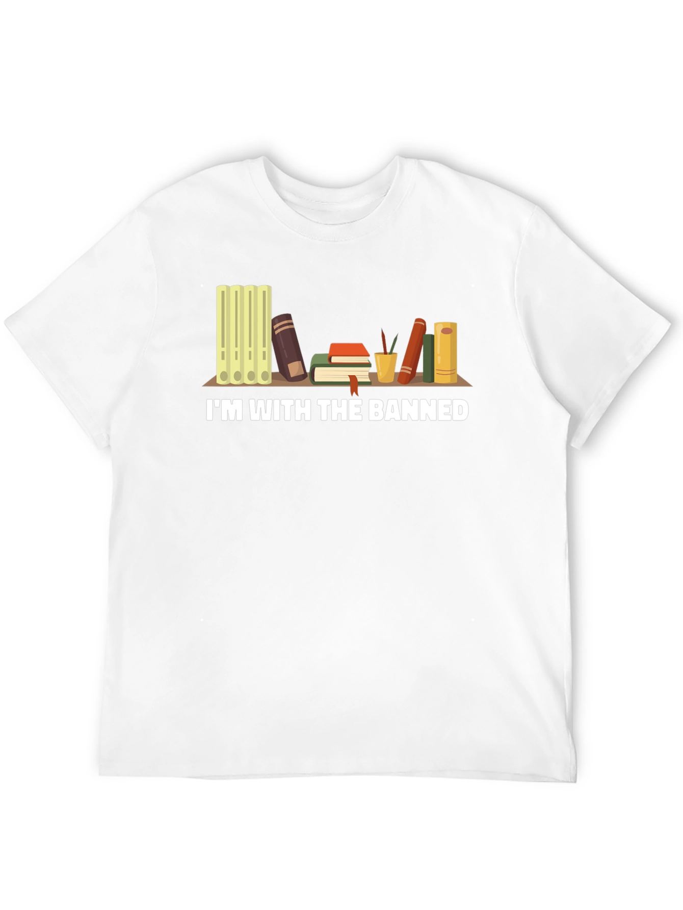 Im With The Banned Books T-Shirt - Black