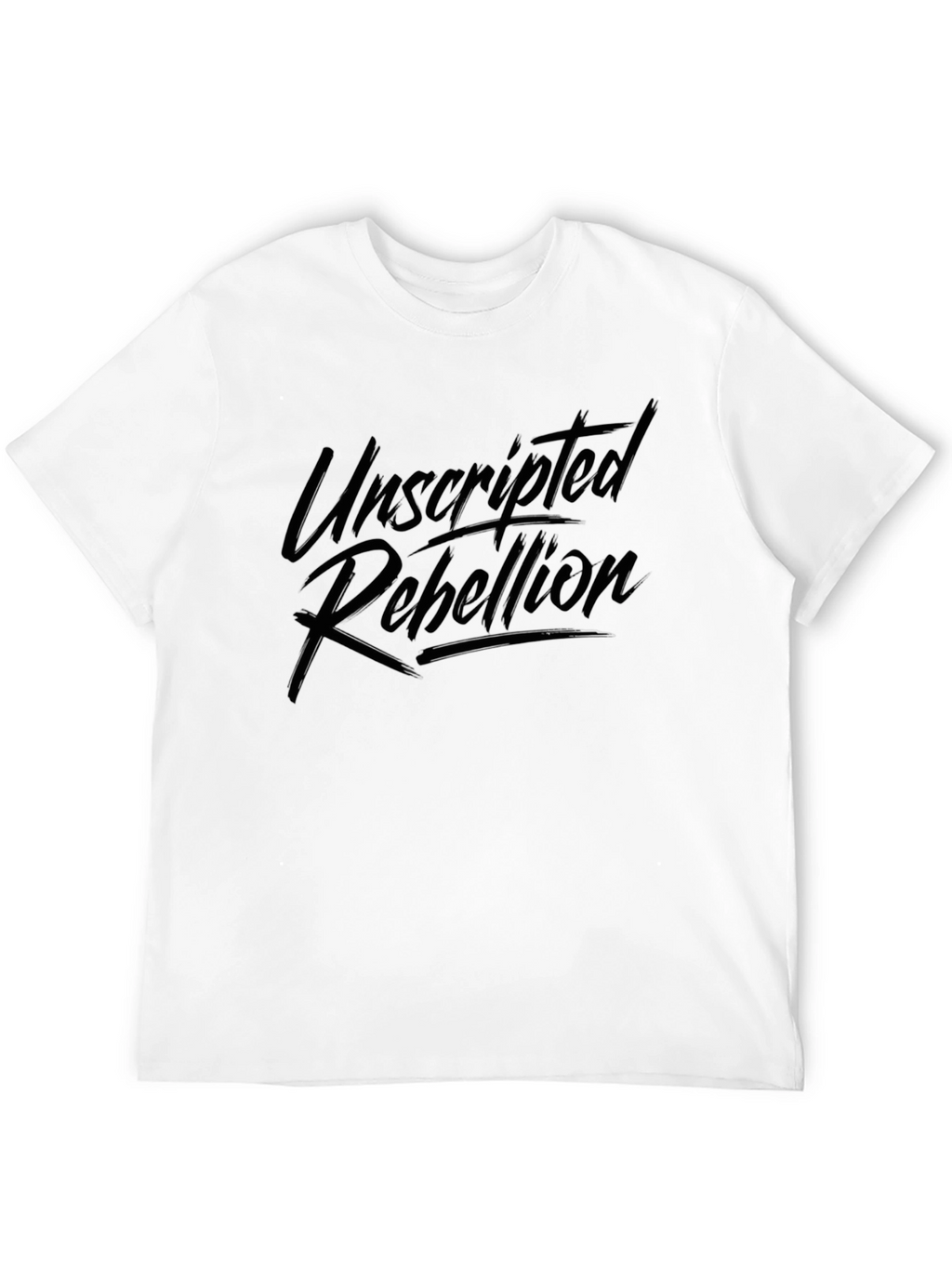 Unscripted Rebellion Black Graphic Tee