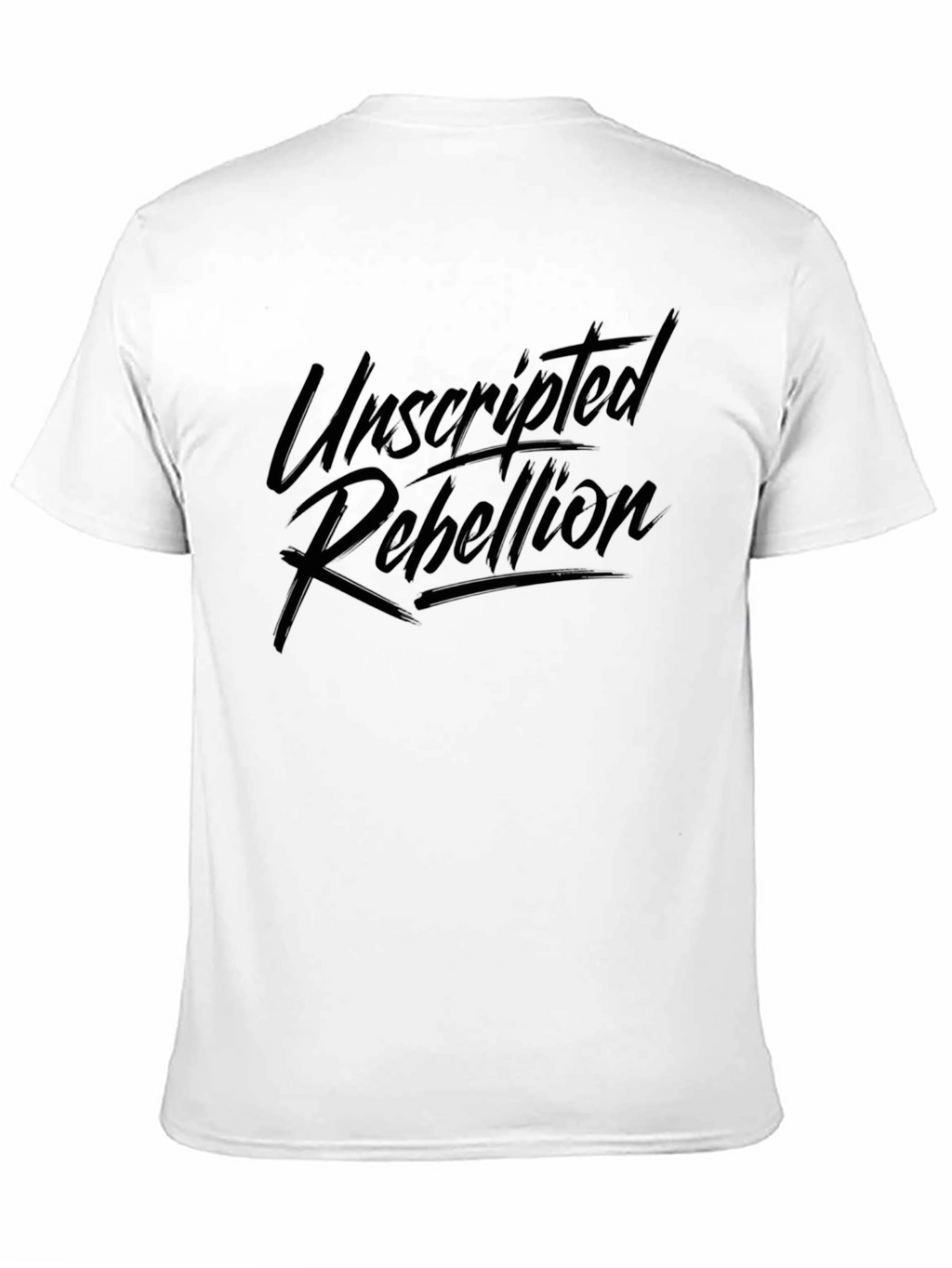 Unscripted Rebellion Black Graphic Tee