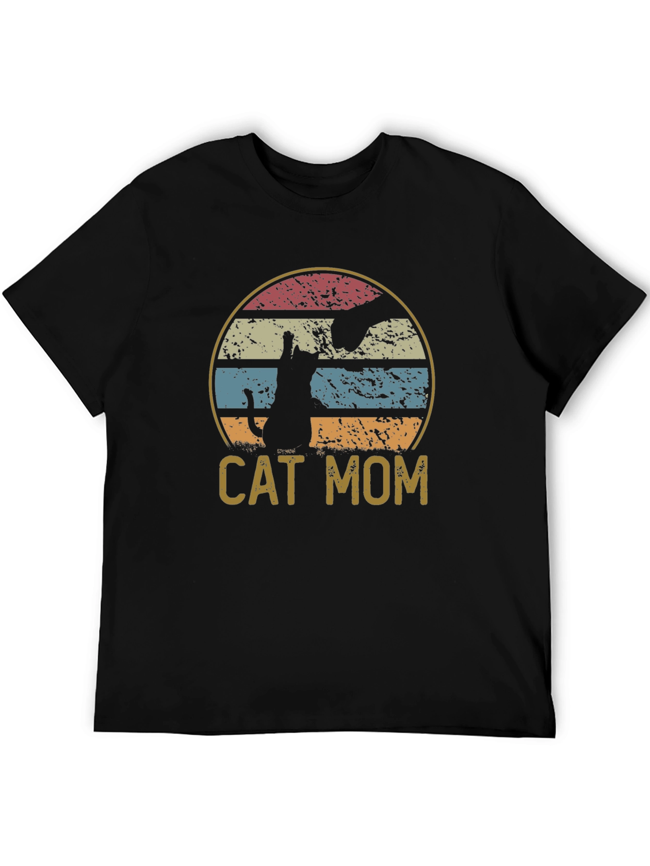 Cat Mom T-Shirt - Vintage Style Pet Lover Tee