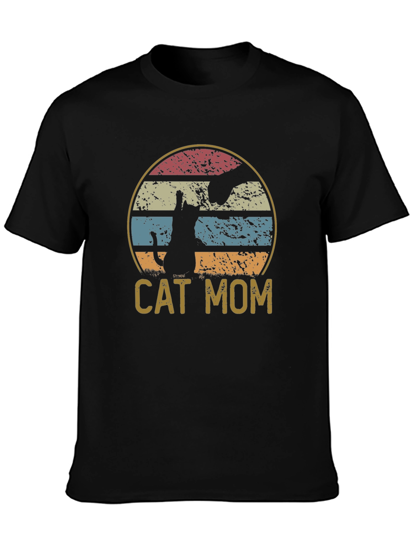 Cat Mom T-Shirt - Vintage Style Pet Lover Tee