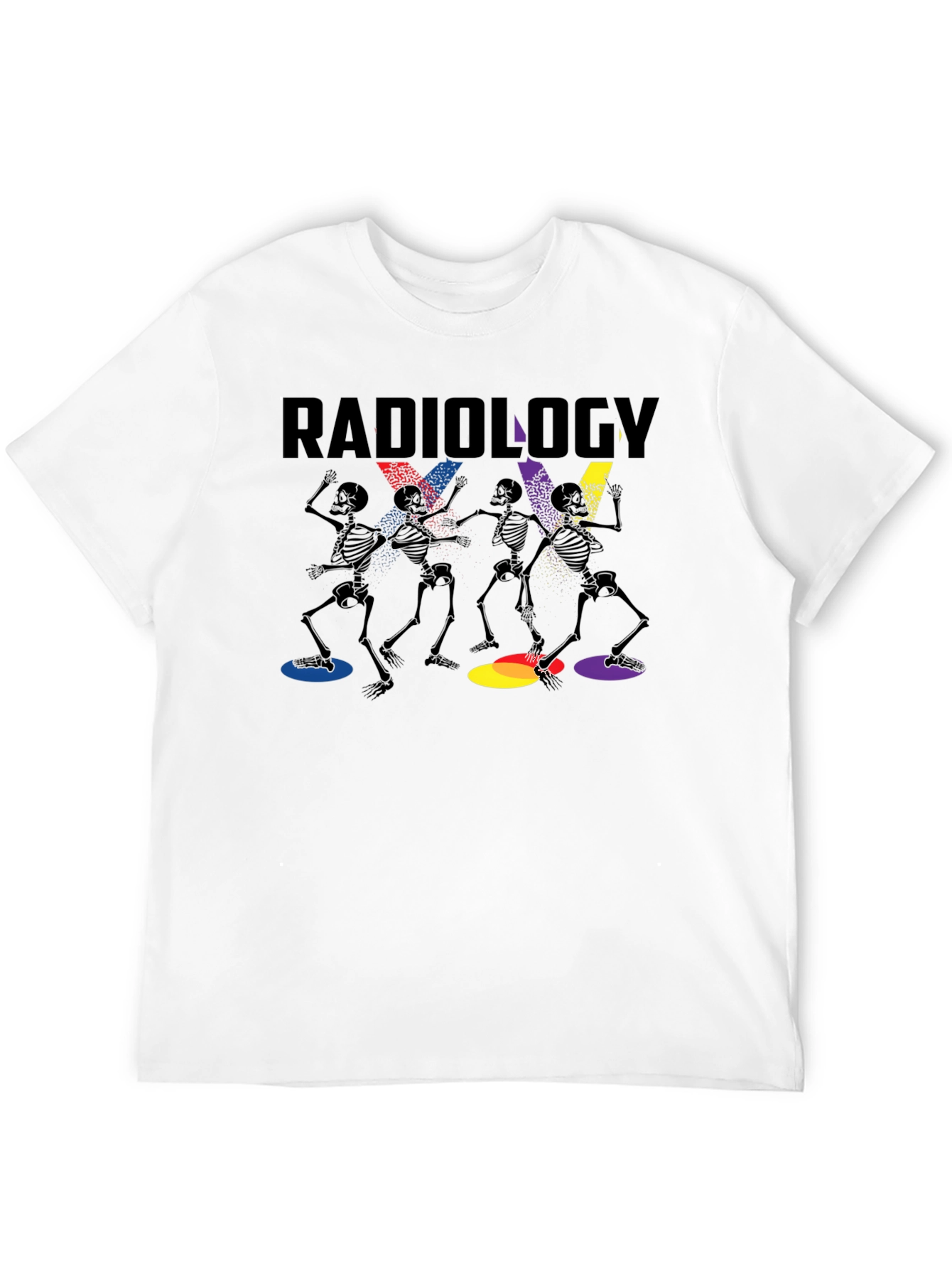 Radiology Skeletons Black T-Shirt