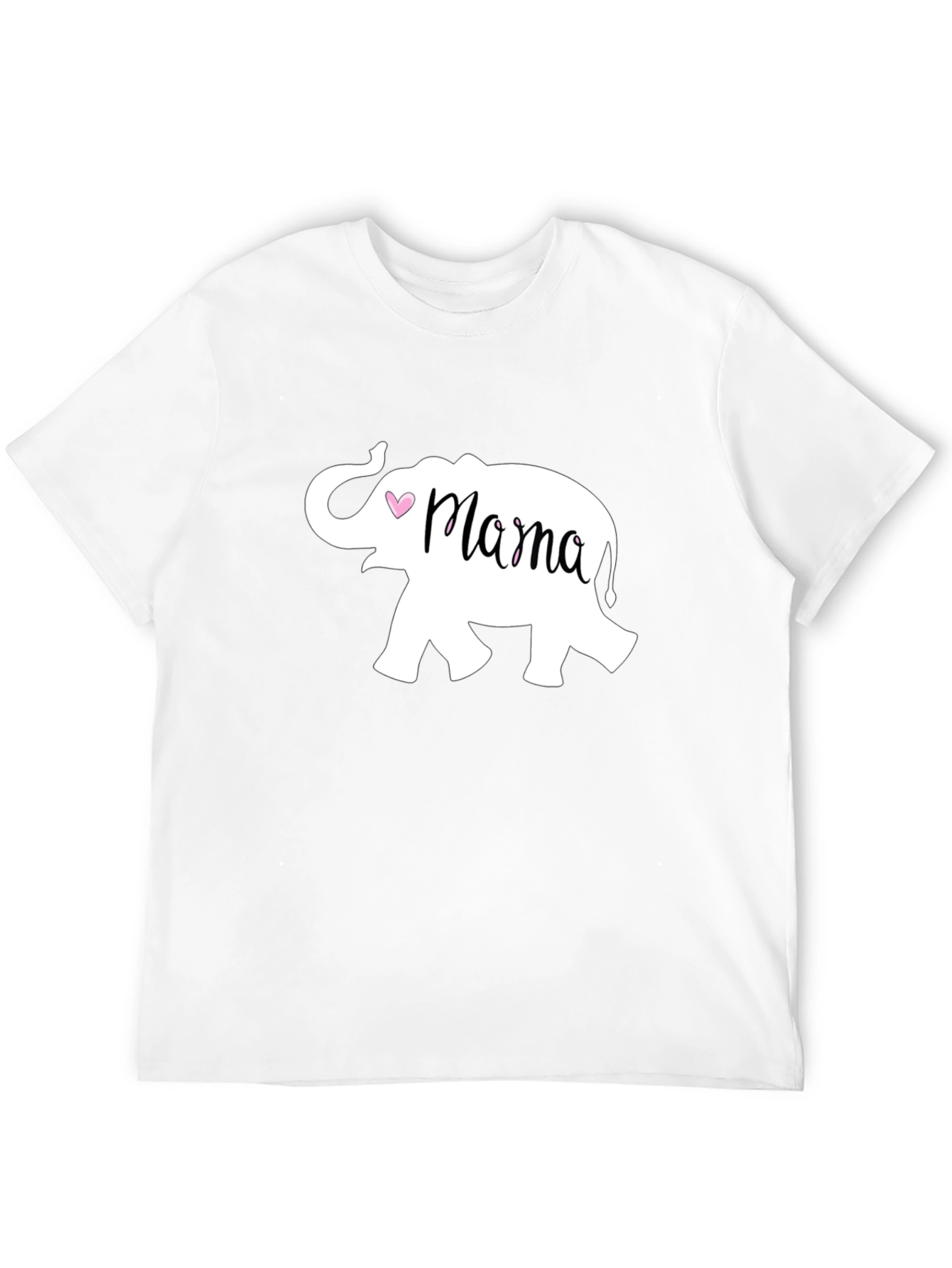 Mama Elephant Graphic Tee - Cute Mothers Day Gift
