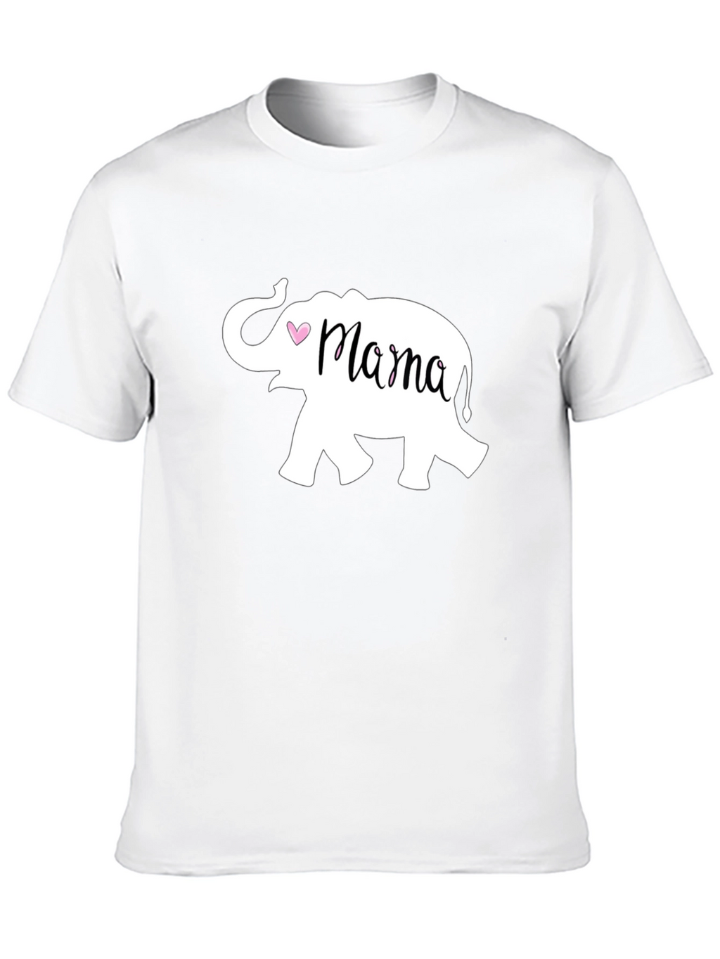 Mama Elephant Graphic Tee - Cute Mothers Day Gift